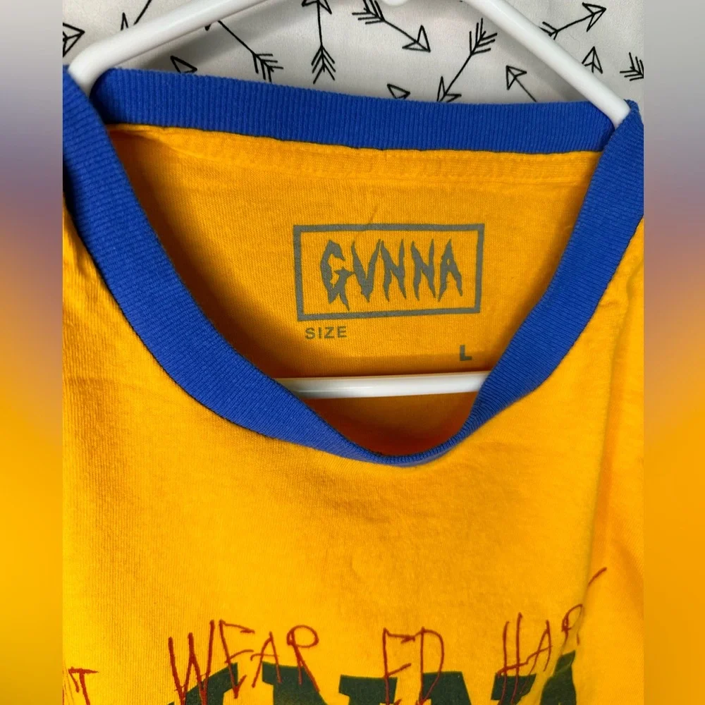Gunna Ringer Tee Mens Large - Picture 2 of 5